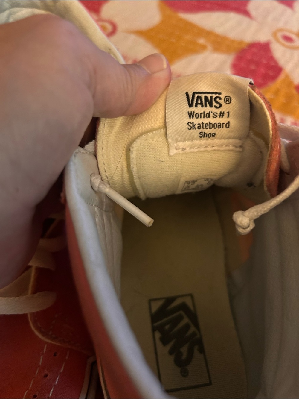 Vans Strawberry Pink Sk8-Hi Women’s High-Top Sneakers. Size 8.5 - Picture 5 of 13